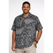 Men's “Black and White Tribal” Aloha Shirt Paradise Isle Creations