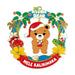 Metal Die-Cut Ornament, Aloha Bear Madden