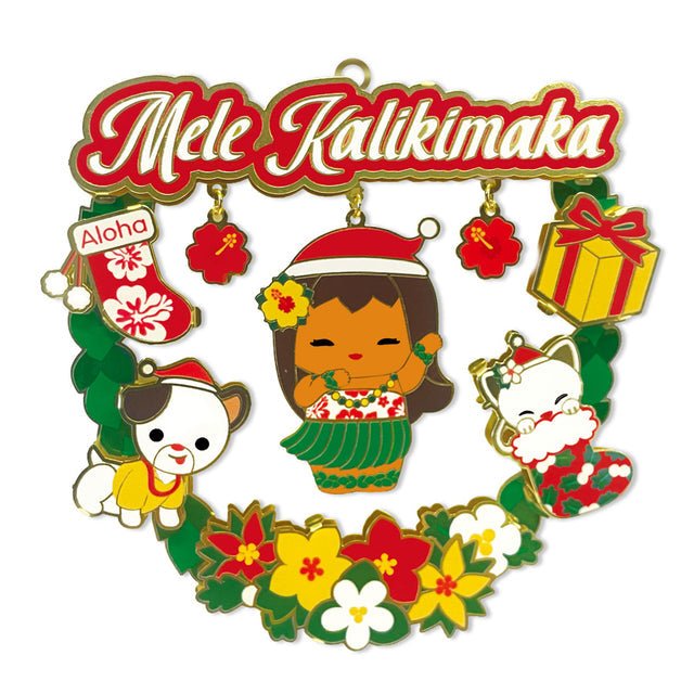 Island Yumi Aloha 2, Die Cut Ornament Madden
