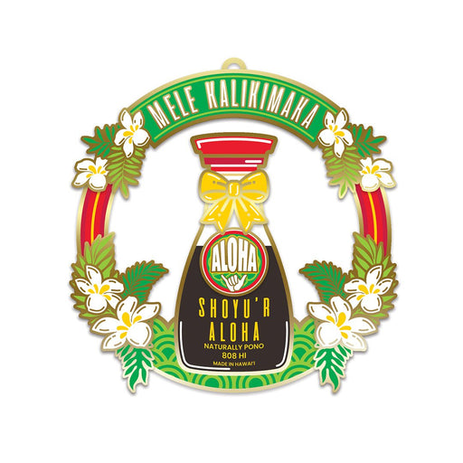 Metal Die-Cut Ornament, Santa's Saimin Madden