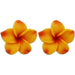 Mini Plumeria Fimo Stud Earrings - Jewelry