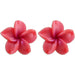 Mini Plumeria Fimo Stud Earrings - Jewelry