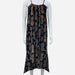 Moani Womens Long Maxi Dress "Navy Pineapple" Paradise Isle Creations