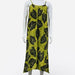 Moani Womens Long Maxi Dress "Green Kalo" Paradise Isle Creations