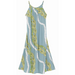 Moani Womens Long Maxi Dress "Kalo / Pikake Lei", Blue Paradise Isle Creations