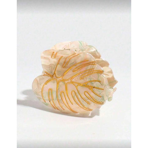 Monstera Gold Claw Clip The Coconut Collective
