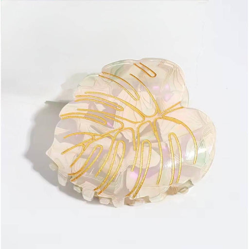 Monstera Gold Claw Clip The Coconut Collective