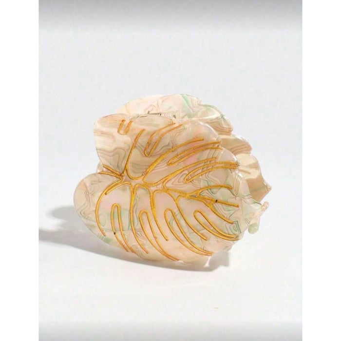 Monstera Gold Claw Clip The Coconut Collective