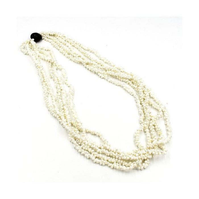 Multi Strand Mongo Shell Necklace DK Hawaiian Collection