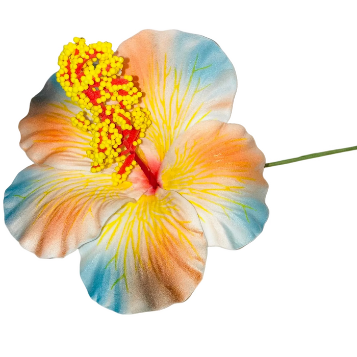 Multicolor Hibiscus Flower Hair Stick, Various Colors DK Hawaiian Collection
