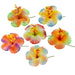 Multicolor Hibiscus Flower Hair Stick, Various Colors DK Hawaiian Collection