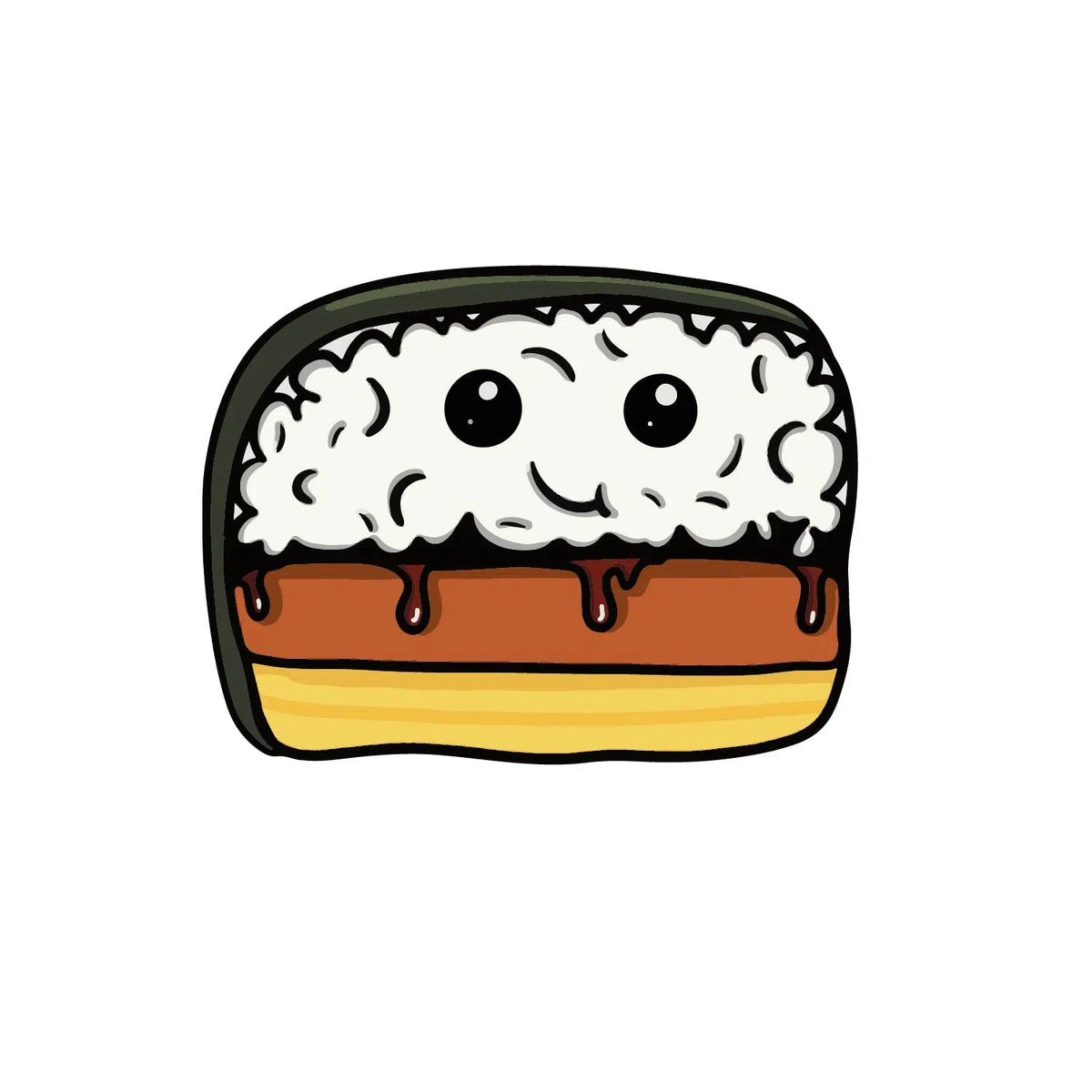 Musubi Leiani's Style Smile Sticker exclusive at Leilanis Attic