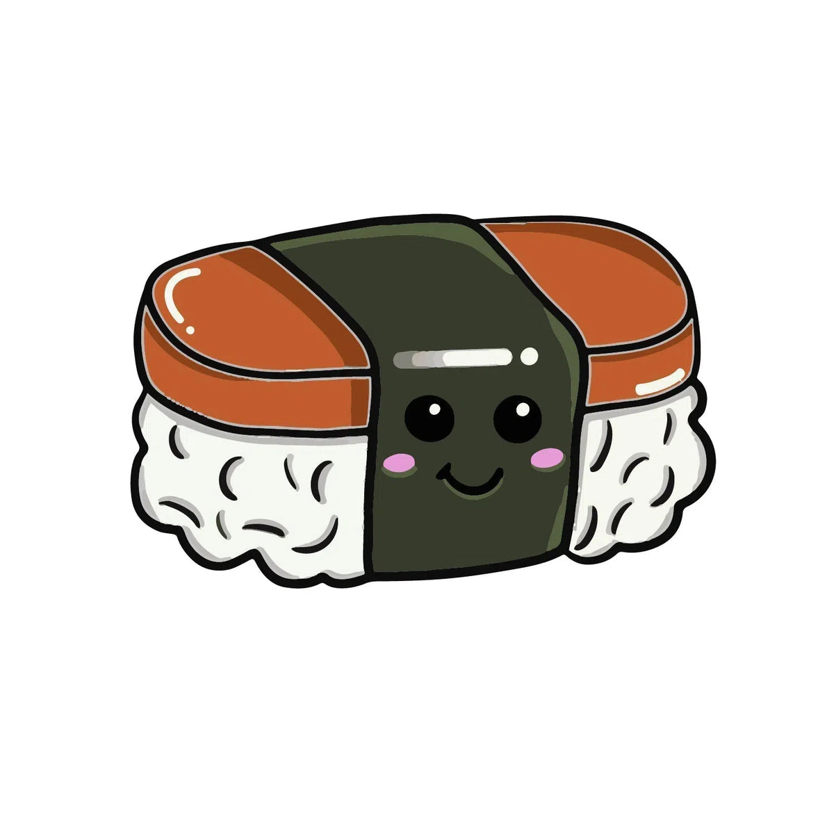 Musubi Smile Sticker exclusive at Leilanis Attic