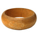 Natural Wood Hibiscus Bangle - Bangle - Leilanis Attic