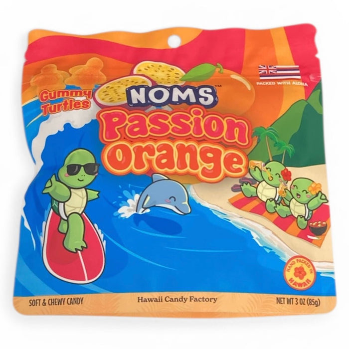 Noms Plain Passion Orange Gummy Turtles 725 Huge Gear LLC