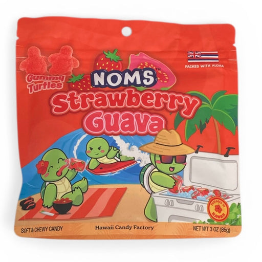 Noms Plain Strawberry Guava Gummy Turtles 725 Huge Gear LLC
