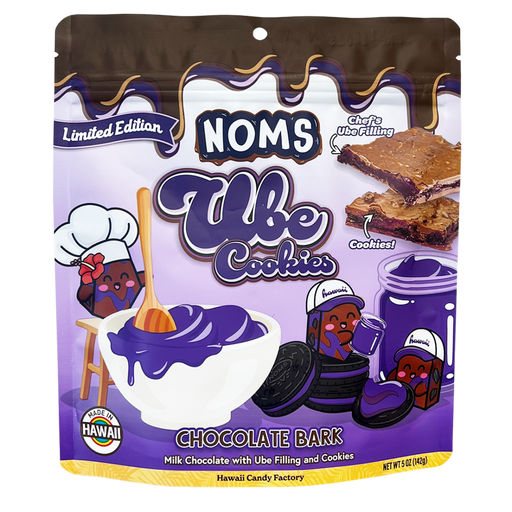 Noms Ube Chocolate Bark Da Bag - Food