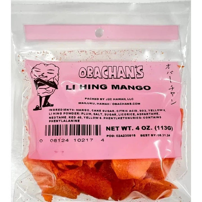 Obachan's - Li Hing Mango - Candy