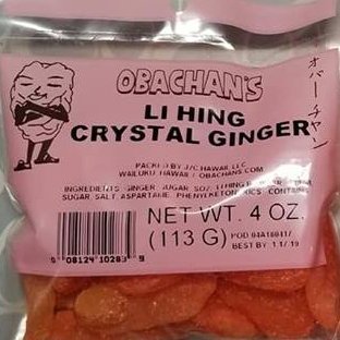 Obachan's - Li Hing Mui Crystal Ginger - Candy