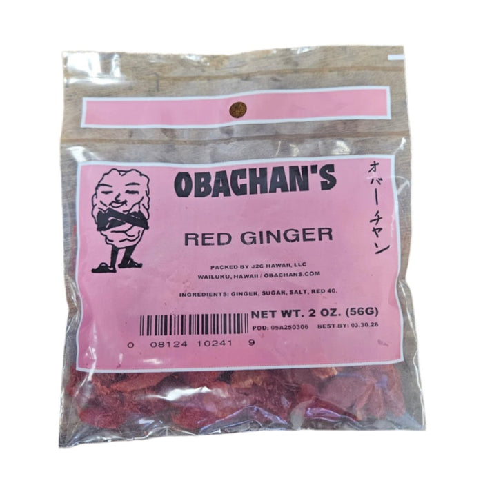 Obachan's - Red Ginger - Candy