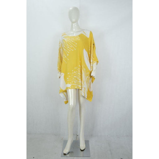 Ohia Flower Tunic - Amber/White Casual Movements Inc.