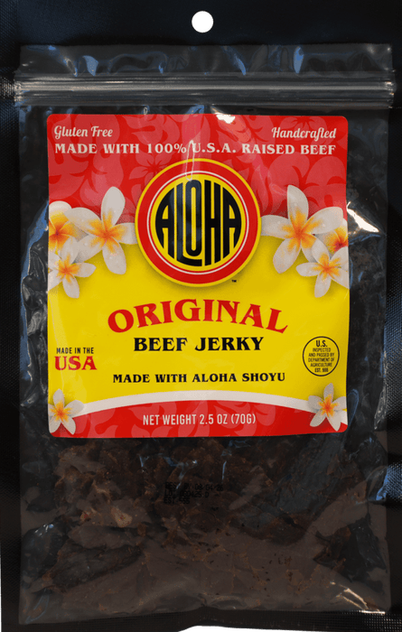 Aloha Shoyu Beef Jerky 2.5oz - Original Aloha Shoyu Company, LTD