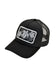 Black Tribal Turtle Trucker Mesh Back Adjustable Snapback Cap DK Hawaiian Collection
