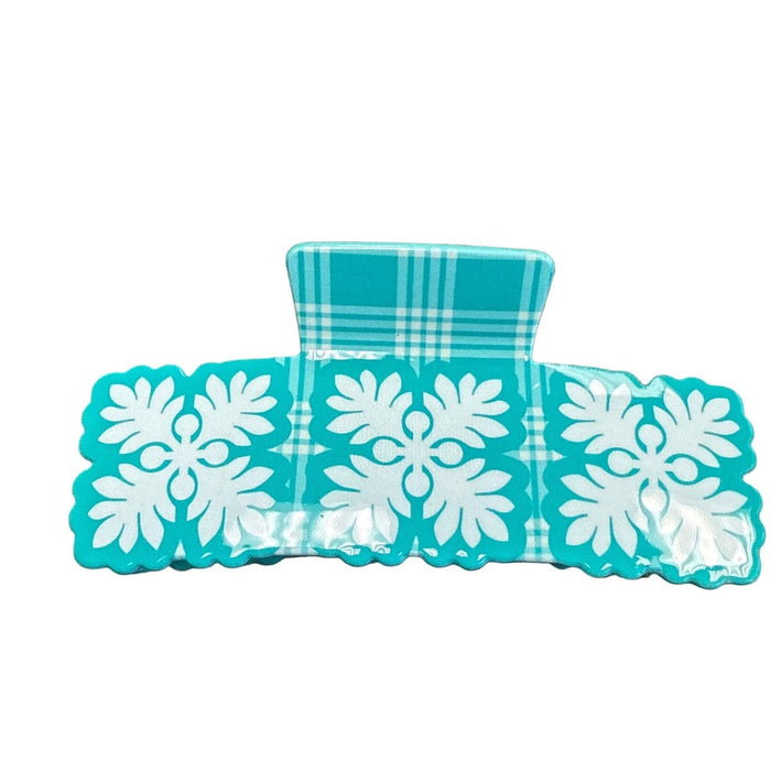 Hawaiian Quilt Hair Claw Leilanis Attic