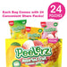 Peelerz - Peelable Gummy Assorted Fruit (Lychee+Pineapple+Mango) - 1lb Bag - Food