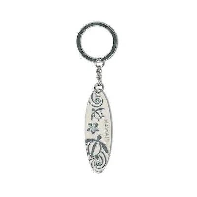 Pewter Surfboard Keychains - Keychain - Leilanis Attic