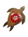Hibiscus Shell Wooden Honu Magnet DK Hawaiian Collection