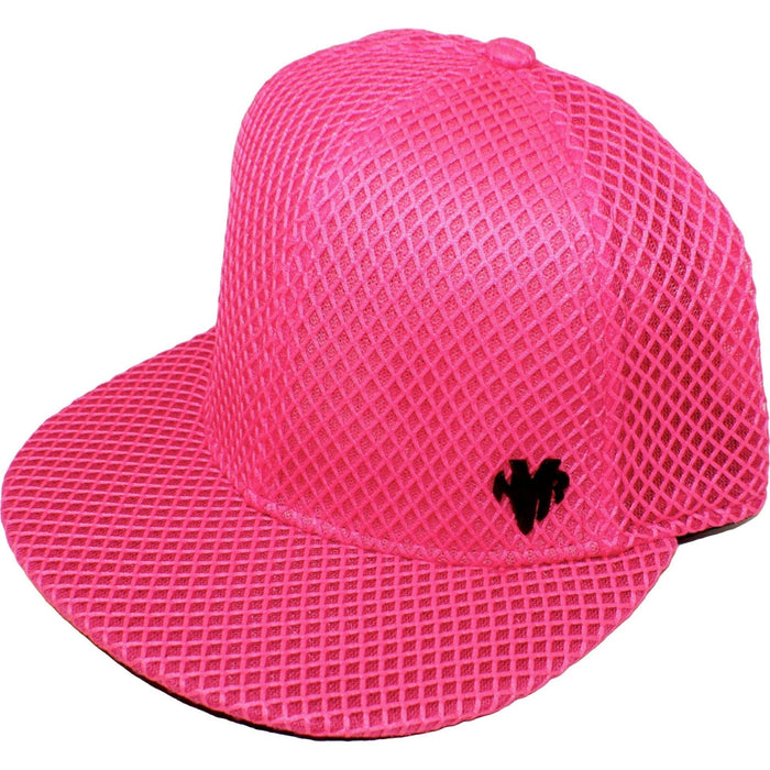 Aloha Collection - Pink Net Snapback Hat - Hats