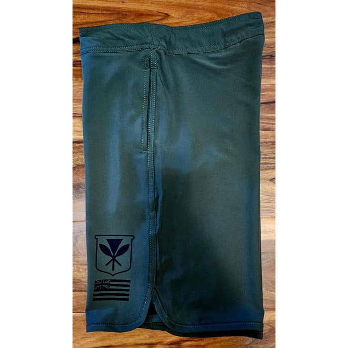 "Piping Oliver/HI Flag" Board Short Men's 4 Way Stretch - Wailoa - Board Shorts - Mens