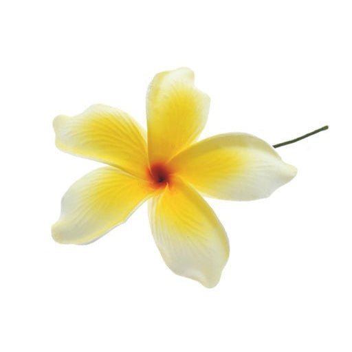 Plumeria 4" Foam Flower Hair Stick-Hair Accessories-Leilanis Attic