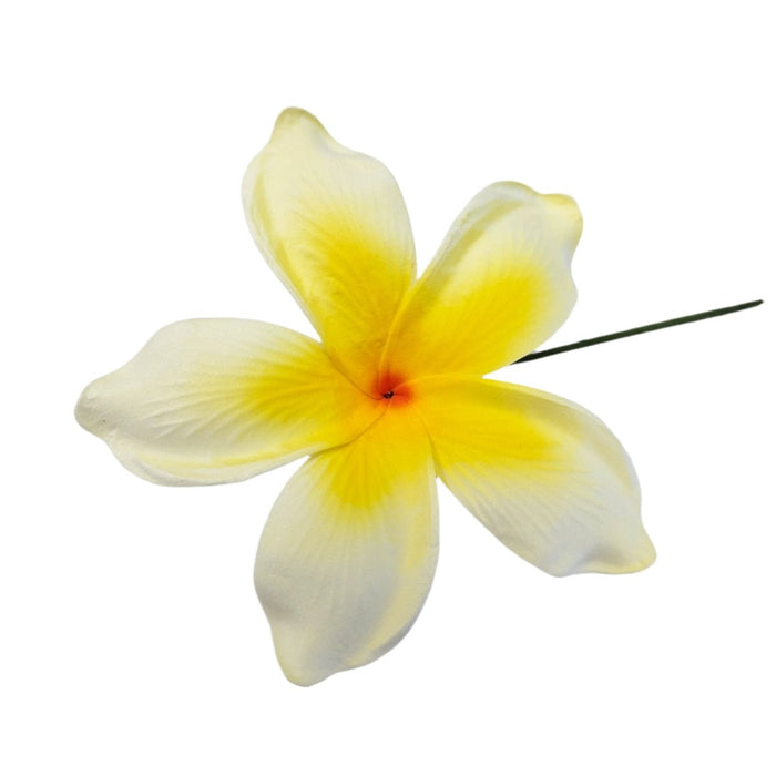 Plumeria Foam Flower Hair Stick - Hair Accessories