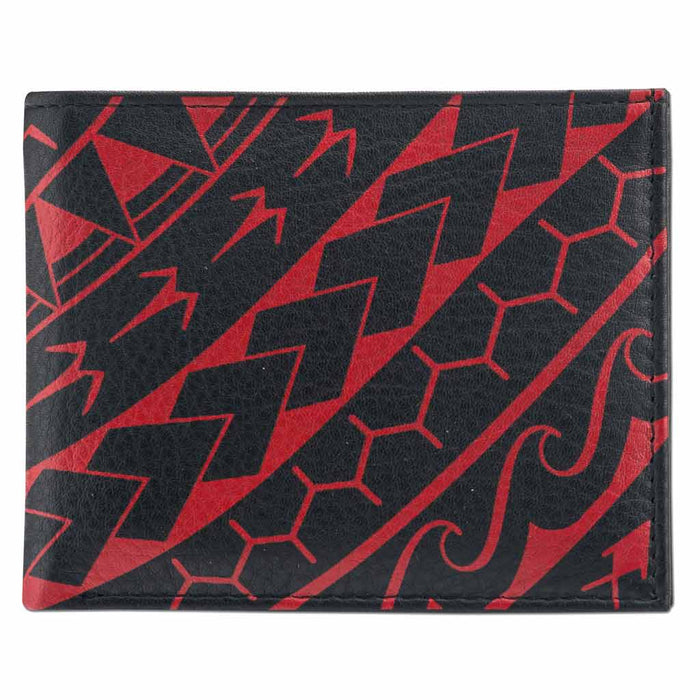 Polynesian Tattoo Bifold Wallet - Manu NA KOA
