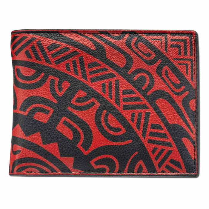 Polynesian Tattoo Bifold Wallet - Manu NA KOA