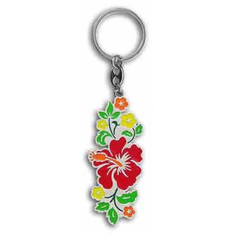 Hibiscus Keychain