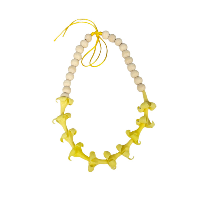 Puakenikeni Beaded Car Mirror Lei - Car Accessories