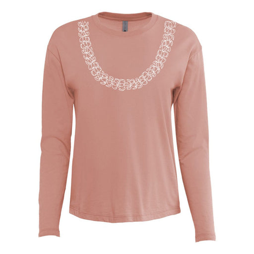 Puakenikeni Lei Women's Long Sleeve T-Shirt - Hoodie