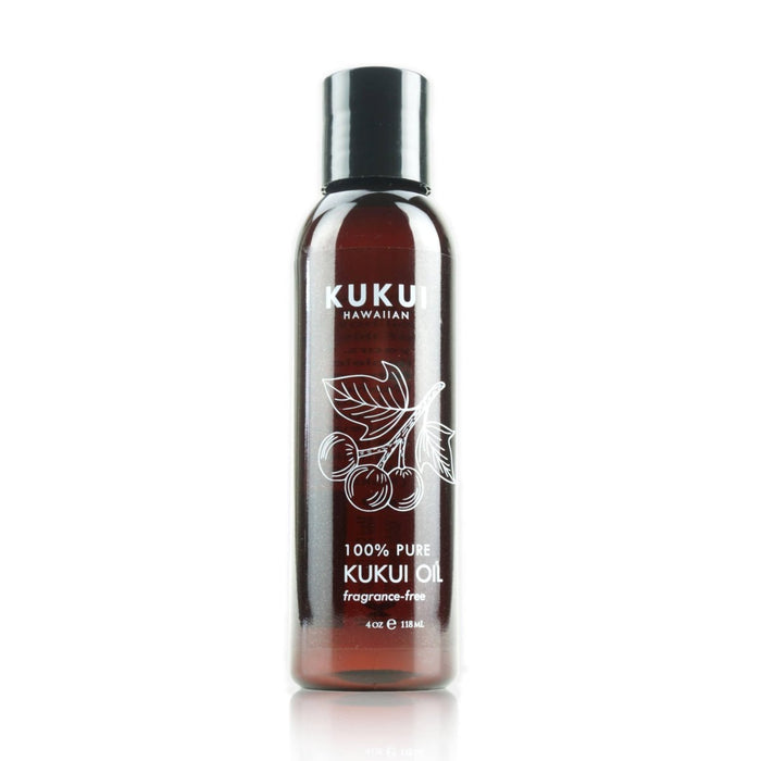 Pure Kukui Oil, Fragrance-Free 4 oz Maui Soap Co.