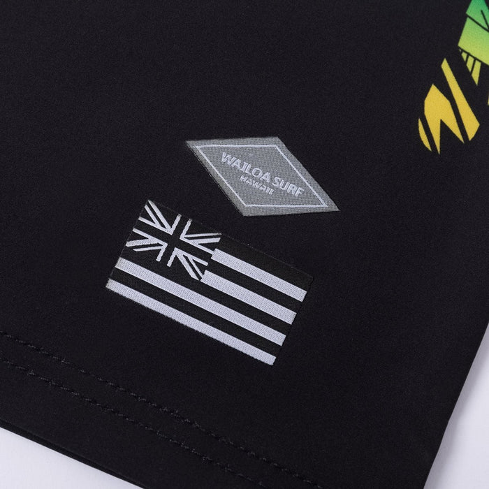 "Rasta Tribal Kanaka" Board Short Men's 4 Way Stretch - Wailoa - Board Shorts - Mens