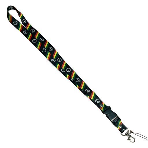 Rasta and Peace Lanyard Leilanis Attic