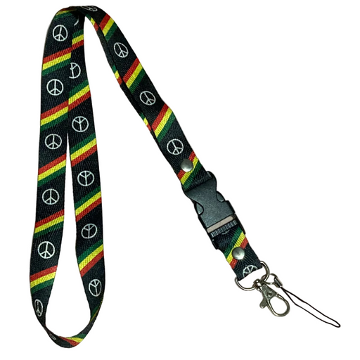 Rasta and Peace Lanyard Leilanis Attic