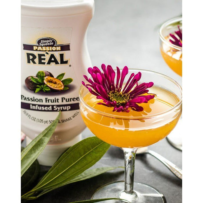 Puree Syrup Re'al 16.9 fl. oz. Passion Fruit Puree Infused Syrup — Leilanis Attic