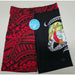 "Red Tribal/Ulua Fish" Board Short Men's 4 Way Stretch - Wailoa - Board Shorts - Mens