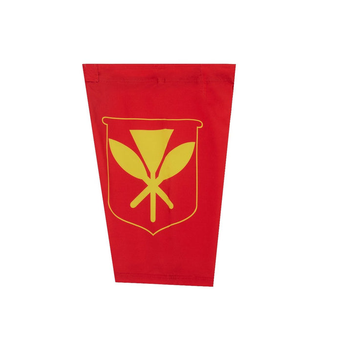 "Red/Yellow Mauna Kea" Board Short Men's 4 Way Stretch - Wailoa - Board Shorts - Mens