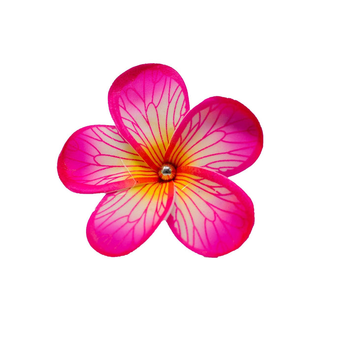 Round Butterfly Pattern Tiare with Pearl Hair Stick - Hair Accessories - Leilanis Attic