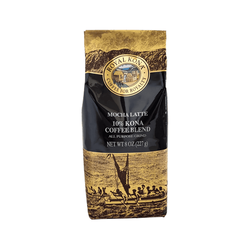 Royal Kona Coffee - Mocha Latte 10% Kona Coffee Blend 8 oz - Food - Leilanis Attic
