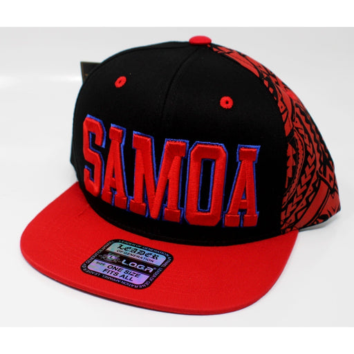 Samoa Tribal Snapback Hat - Hat